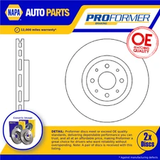 2x Brake Discs Pair Vented Front 281mm PBD8149 Proformer Set 46535086 New
