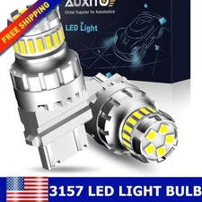 AUXITO 3157 3156 LED Reverse Backup Lights Bulbs 2400LM Super Bright 6500K White