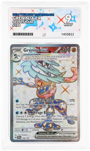 Greninja ex graded ACE 9 for sale on eBay