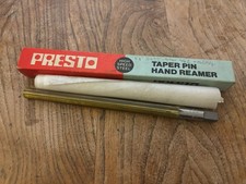 Image of HSS 7/16” Hand Taper Pin Reamer - Presto - Straight Flute Taper Pin Reamer New