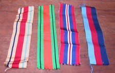 Militaria: 4 Old/Vintage Military Medal Ribbons, 1939/45 Star etc.