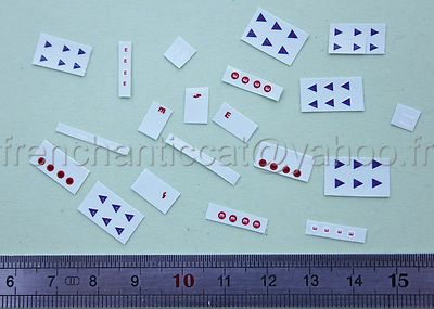 EN Miniature Vehicle 1/43 Reanult ALPINE E Symbols Triangle HECO