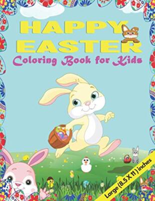 Happy Easter Coloring book for kids.: For children aged 6-12 or beyond. by ...