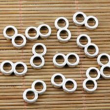 86pcs tibetan silver tone 2sided number 8 design link connector EF1761