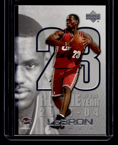Lebron James Upper Deck 2005-06 L.J./Michael Jordan Card #LJ8 Cavaliers