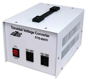 240V to 120V 110V Sinewave Step Down Transformer 620W Electric Voltage Converter 