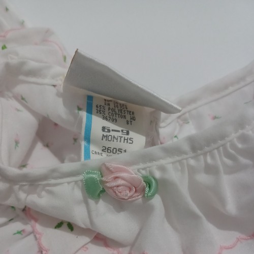 Baby togs Vintage easter dress 6-9 Months 2 Piece Girls Dress and Diaper Cover - Picture 10 of 10