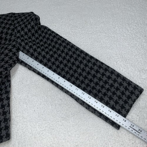 Liz Claiborne Wool Blend Peacoat Jacket Women’s Size XL Black Gray Houndstooth - Picture 7 of 14