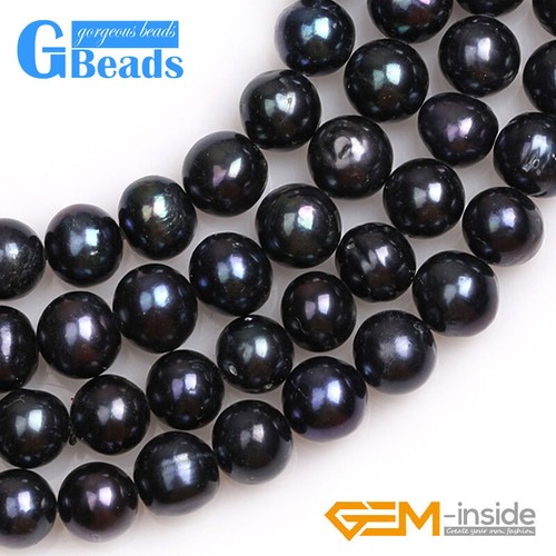 Freshwater Pearl Beads Stone Near Round Spacer Beads For Jewelry Making15" 8-9mm - Picture 21 of 53