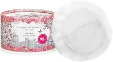Woods of Windsor True  Rose Floral Dusting Powder with Body Puff 100g.