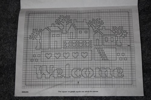 Vintage RRK206 Town & Country Welcome Mat Rag Rug Kit 18" x 24" Dale Burdett NEW - Picture 6 of 8