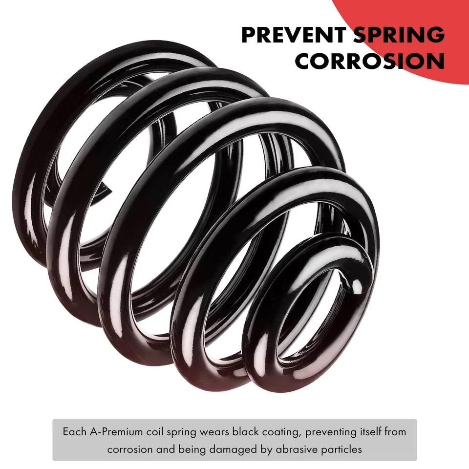 2x Rear Passenger & Driver Coil Springs for Nissan Micra K12 2007-2010 CR14DE - image 3 of 4