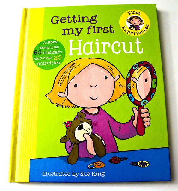 NEW Getting My First Haircut Sticker Storybook Hardcover 2012 eBay
