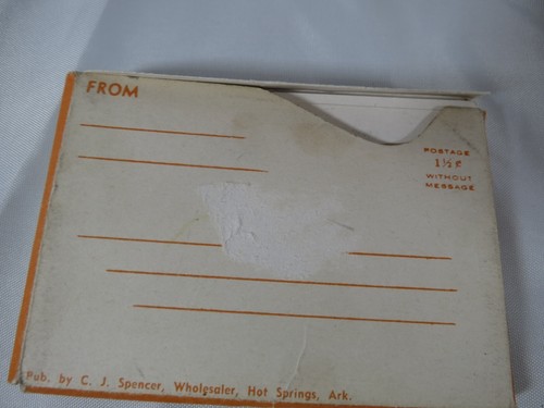 Vintage Souvenir Postcard Folder Hot Springs National Park Mini Post Cards - Picture 2 of 7