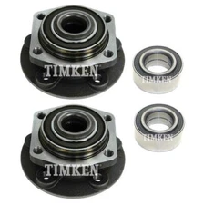 Timken Front Hub & Rear Wheel Bearing Kit For Volvo S70 V70 AWD 1999-2000