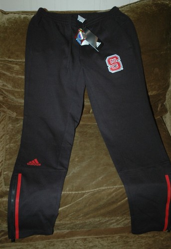 North Carolina State Wolfpack workout pants women's small Adidas Climalite NWT - 第 1/3 張圖片