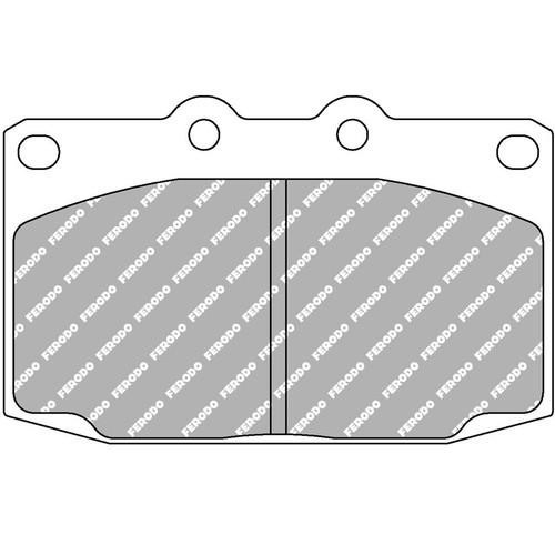 Pastillas de freno delanteras Ferodo Racing DS2500 PARA: Mazda RX-7 FC FD - FCP483H - STOCK REINO UNIDO - Imagen 2 de 2