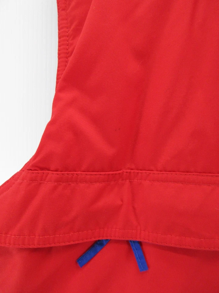 DE COLECCIÓN Chaqueta Protectora de Desgaste Hombres XXL Rojo Chaleco Abrigo Impermeable Senderismo Aire Libre Años 90 * Foto 4 de 4