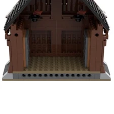 ZITIANYOUBUILD MOC-104429 The Viking God House 1012 Piece Christmas Gift Set