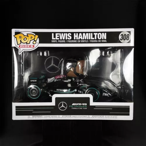 Funko POP! Rides Lewis Hamilton #308 AMG Petronas F1 Racing ~ NEW in hand!