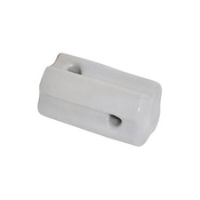 10x Porzellan Zugisolator Abspannisolator Weidezaun Isolator Draht Endisolator