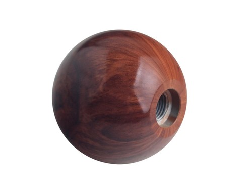 Perilla de cambio manual de aluminio de 5 velocidades de madera con incrustación grabada blanca ponderada M12... - Imagen 4 de 5