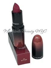 MAC  Love Me Lipstick  407 AS IF I CARE  0.1 Oz/3 g.  New In Box *DISCONTINUED*