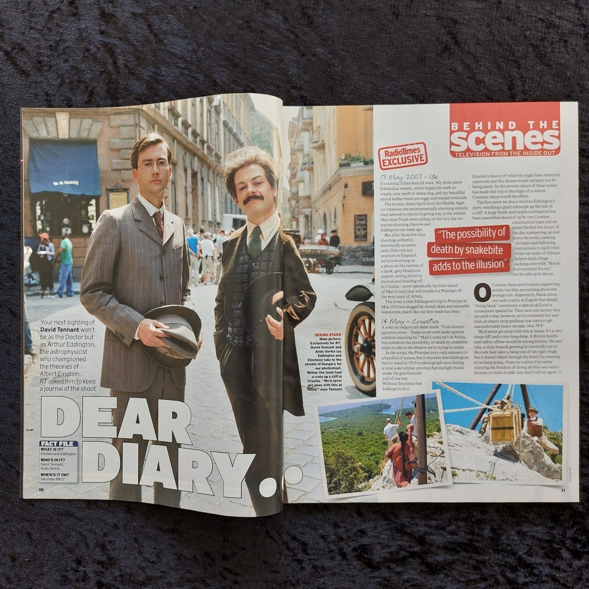 DAVID TENNANT Einstein And Eddington RARE UK Radio Times