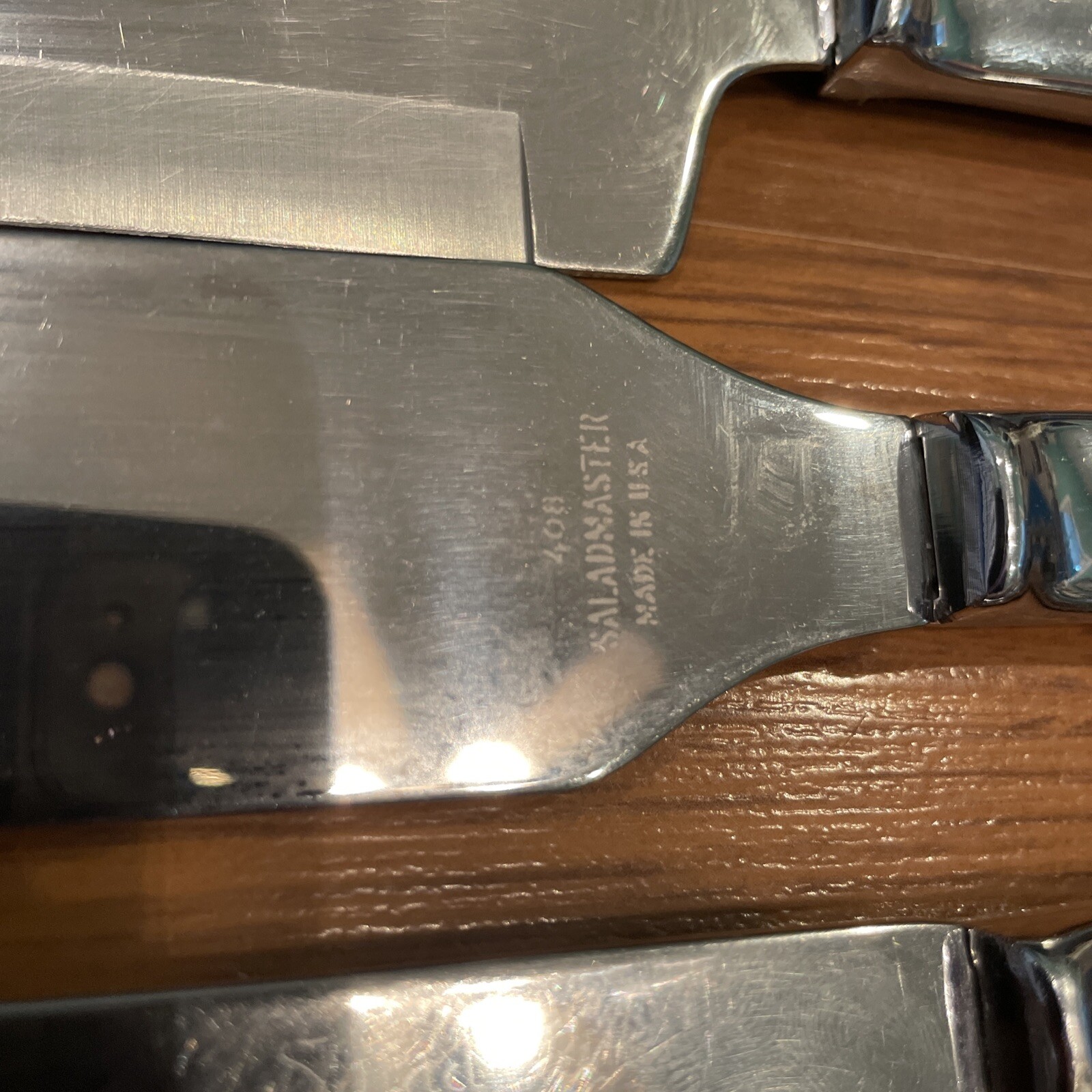 SALADMASTER 5 Pc Kitchen Knife Set 402 403 405 406 408 Made In USA Lot Of Knives eBay