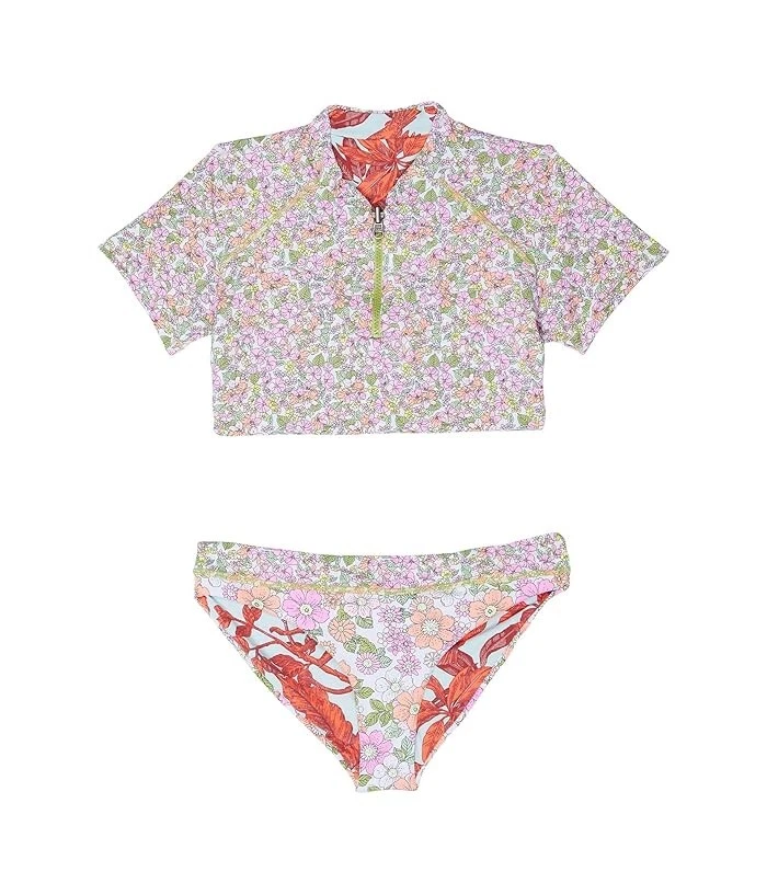Maaji L87337 Girls Floral Multi Petite Pom-Pom Tulip Bikini Set Size 8 - Image 4 of 4