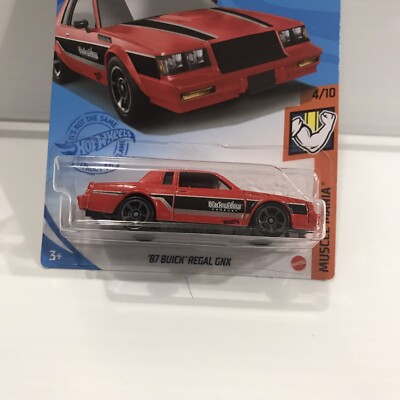 Hot Wheels 1987 Buick Regal GNX ホットウィール Amazon.com: Hot Wheels '87 Buick Regal GNX - Muscle Mania 4/10