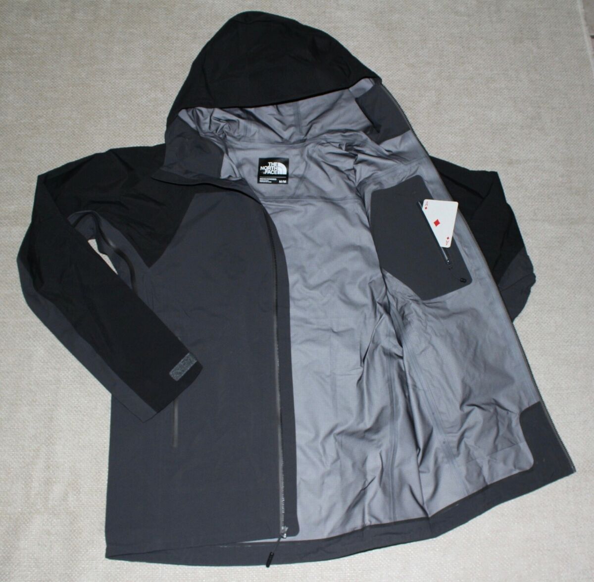 North Face Men&#039;s Gully Rain Jacket, Asphalt Grey/Black, Size | eBay