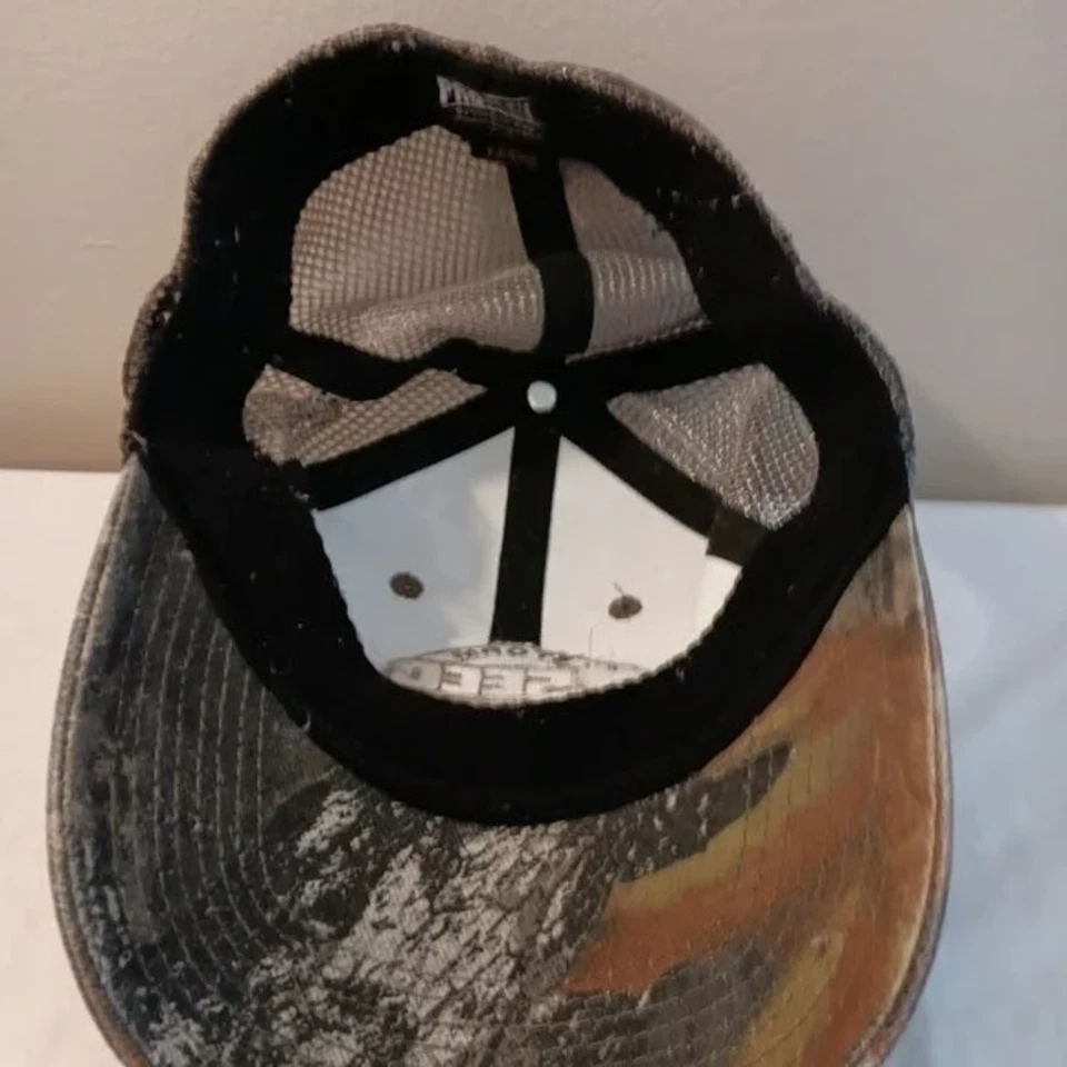 Boné de beisebol Proflex By Outdoor tamanho M/L chapéu camuflado malha elástica ajustada - Imagem 4 de 4