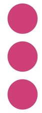 3" Hot Pink Round Label Dots Stickers Color Coding Inventory 3 Inch Dot