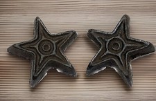 Vtg Cast Iron “STAR” Drawer Cabinet Pulls Metal from Farmhouse Kitchen Heavy ⭐️