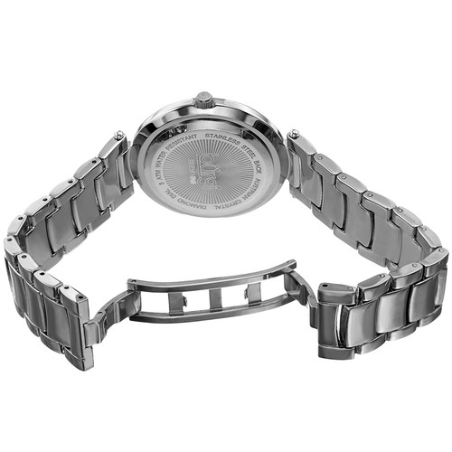 Women's Burgi BUR181 Quartz Diamonds Mother of Pearl Link Bracelet Watch - Picture 13 of 17