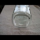 Empty 1.75 L Dover Strait Spirits Gin Clear Glass Tall Square Cube Shape Bottle — photo 5