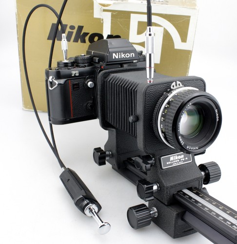 Nikon PB-6 Bellows + Nikon AR-7 Double Cable Release - Excellent Condition