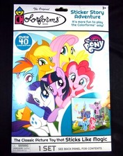 My Little Pony Colorforms fun pack 2 backgrounds 3 scenes 40 stickers NEW