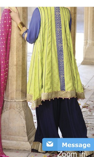Almirah Small Jamawaar Fancy Frock Kurta - 第 11/12 張圖片