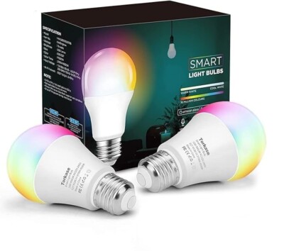 Torkase Smart Glühbirnen E27 10W 900Lm RGBCW Alexa / Google Assistant 2er Pack