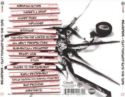 BELVEDERE - FAST FORWARD EATS THE TAPE * NEW CD