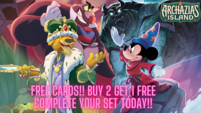 lorcana set 7 cards Disney Lorcana Set 7 Archazia's Island Non-Foil cards COMPLETE YOUR SET!!!