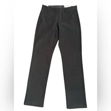 J Crew men’s 770™ Straight-fit midweight tech pant black Size 30 X 32 NWT