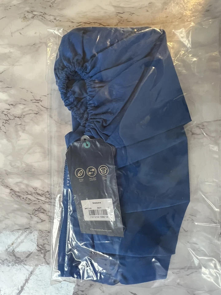 Cherokee Authentic workwear Scrub hat in the color Royal Blue - Image 3 of 4