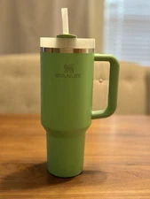 Gently Used 40 Ounce Green Stanley Tumblr