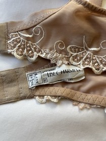 Lise Charmel ACC3088 Dressing Floral Demi Cup Bra - Size 34F - Flesh Color