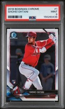2018 Bowman Chrome Batting Shohei Ohtani #1 PSA 9