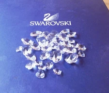 Swarovski SCS 1996-1998 Renewal Gift 35 Pc Miniature Crystal Hearts W/ Black Bag