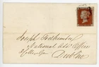 1841 1d deep red-brown on attractive cover CLONMEL to Dublin